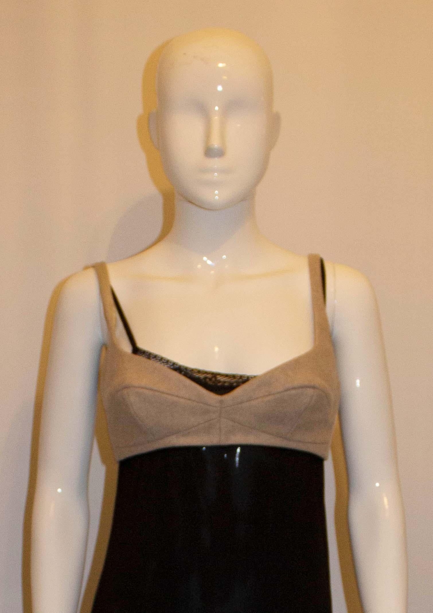 Marc Jacobs Runway Fall 2020 Beige Bra Top In Good Condition For Sale In London, GB