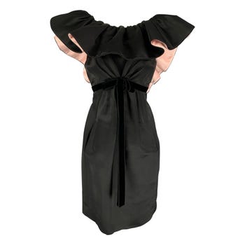 Marc Jacobs Black Silk Cocktail Dress