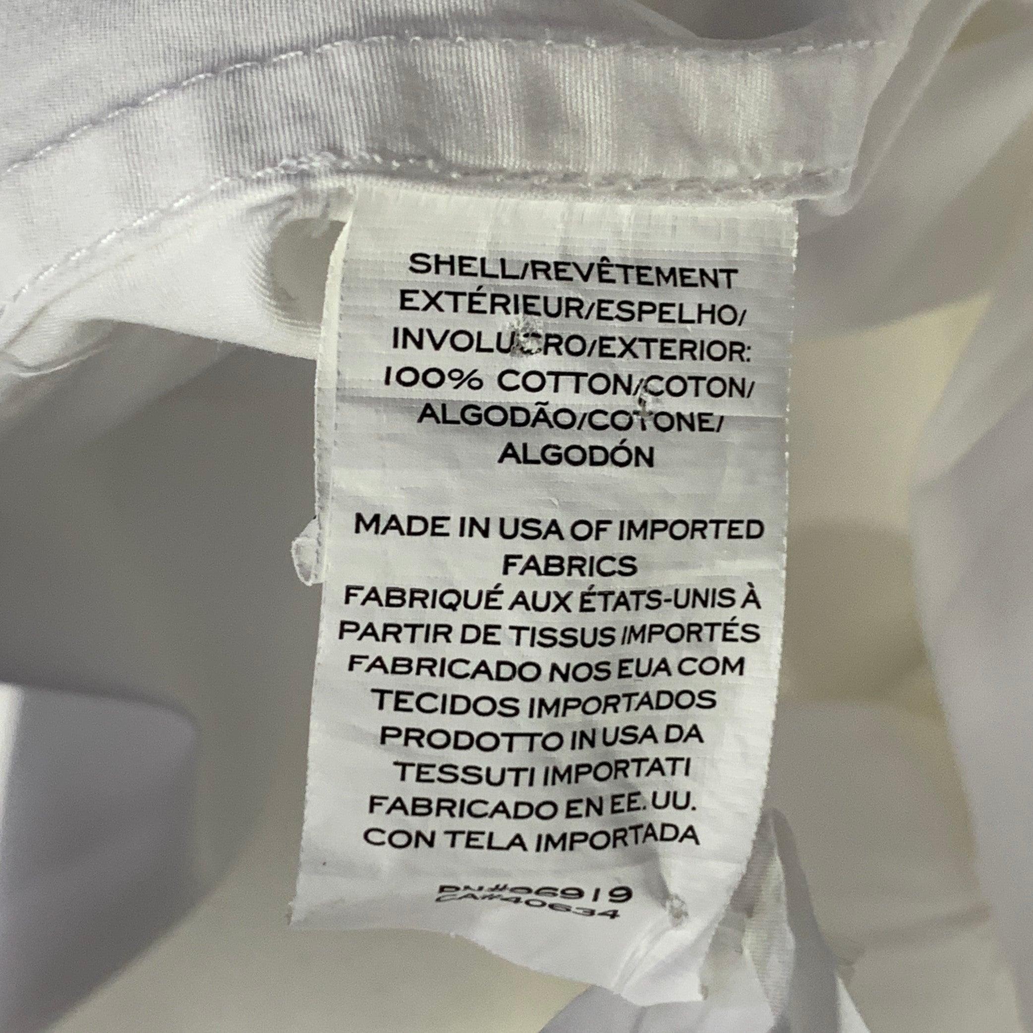 MARC JACOBS RUNWAY Talla XS/S Camisa blanca de algodón de gran tamaño con un bolsillo en venta 1