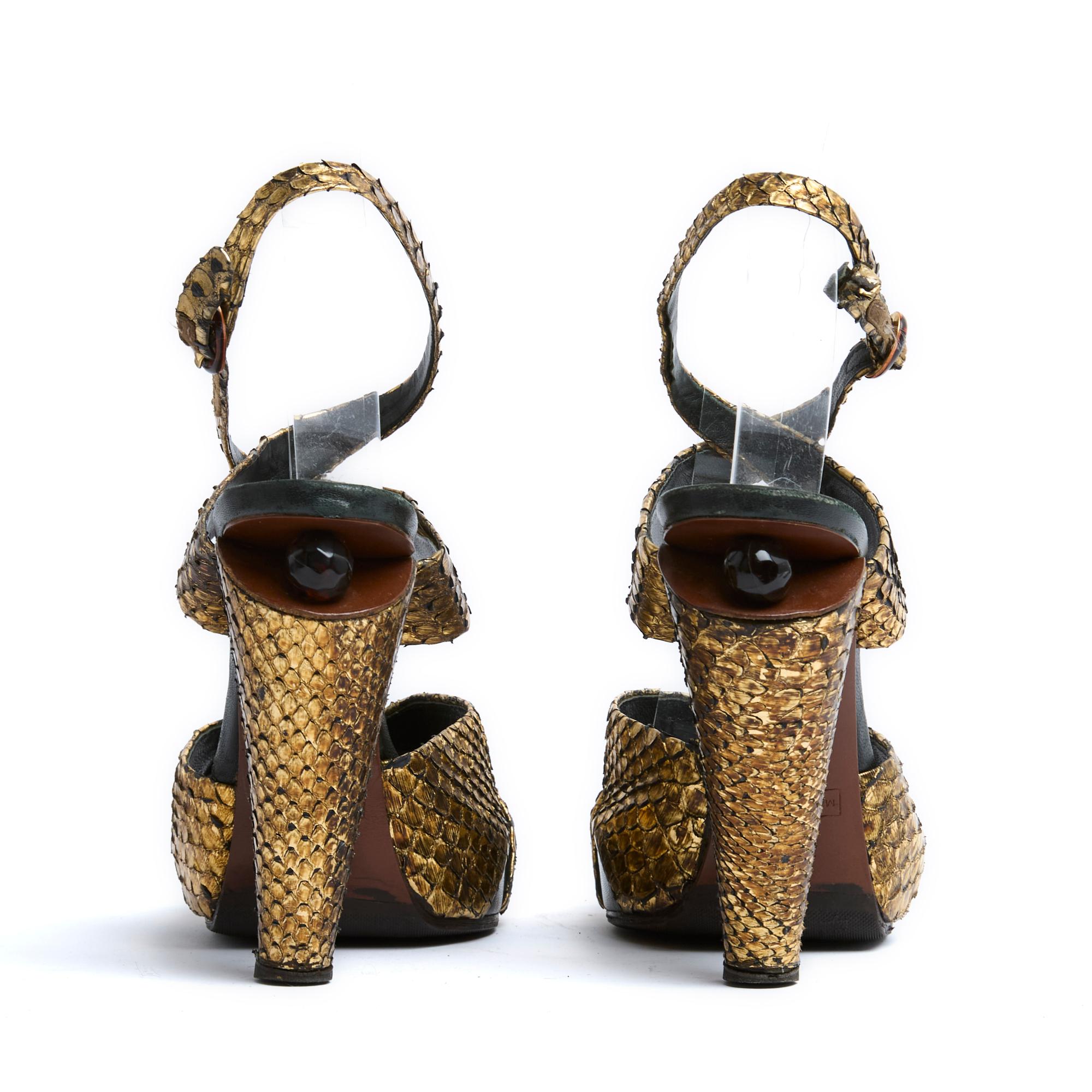 Marc Jacobs Sandales EU38 Precious Gold Heels Sandalen US7.5 im Zustand „Gut“ in PARIS, FR