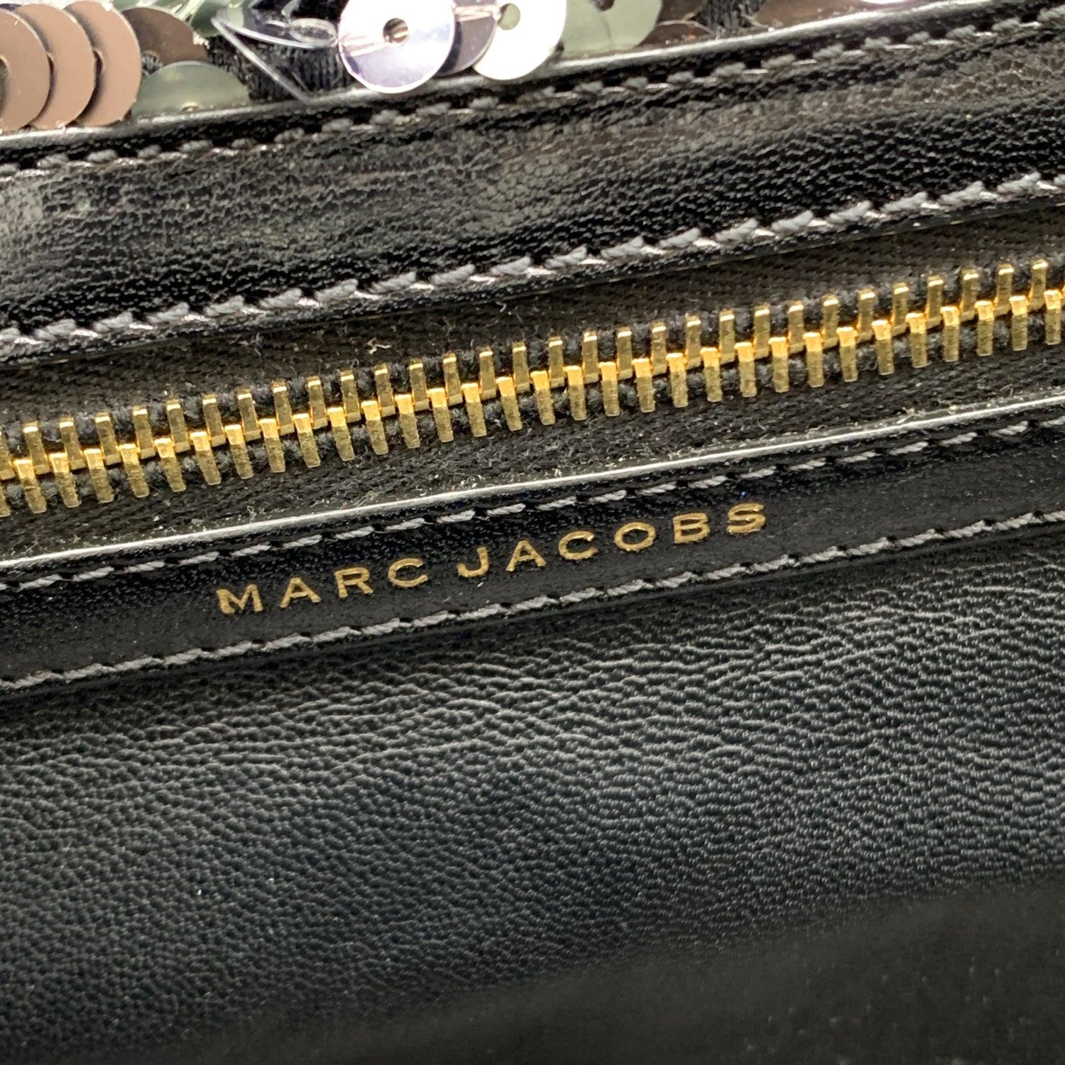 Marc Jacobs Sequined Gilda Large Flap Bag Satchel Handbag 1