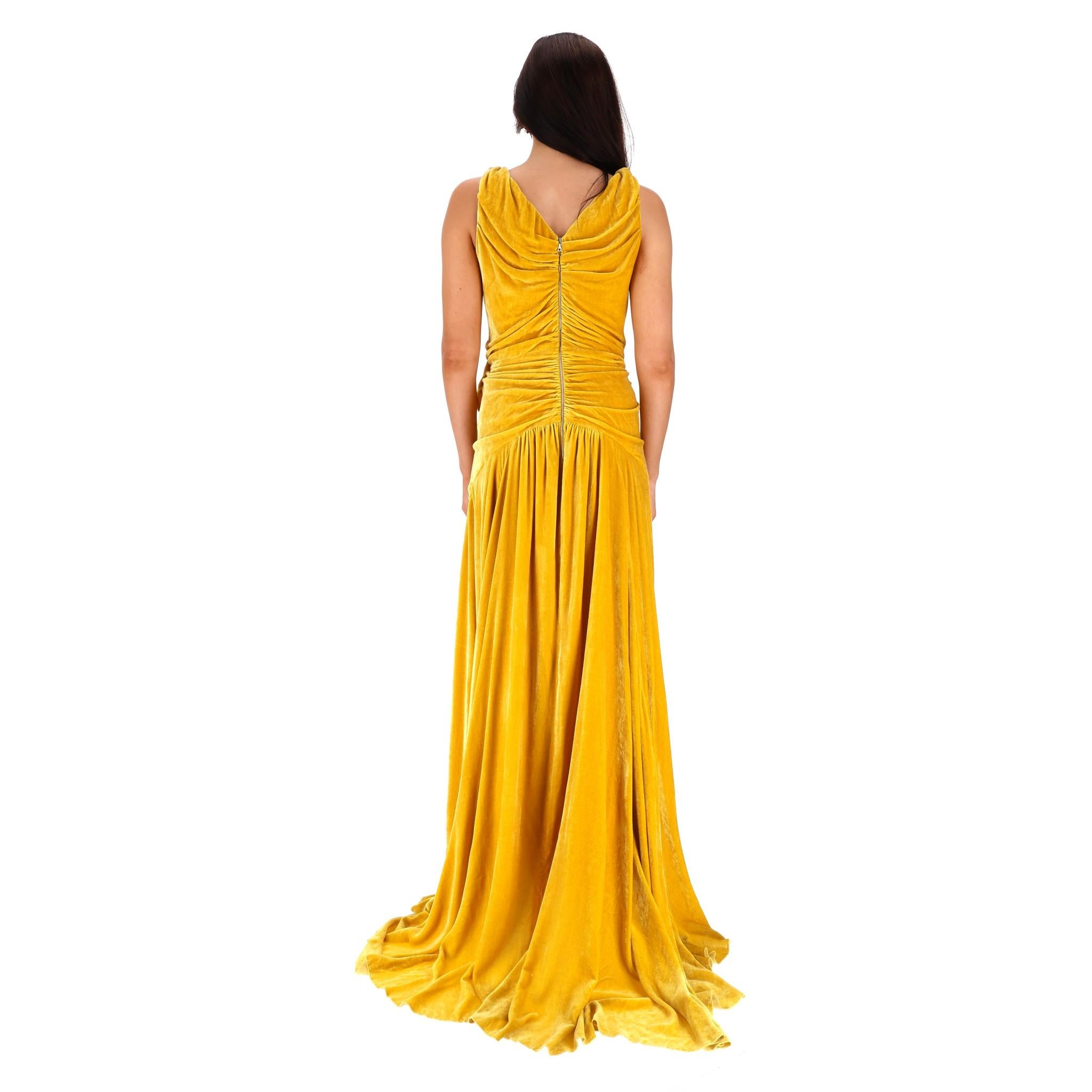 Marc Jacobs Silk Velvet Gown In Excellent Condition In London, GB