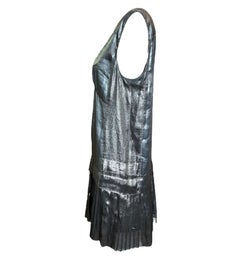 Marc Jacobs Silver Lamé Inspired Dress, 1920s