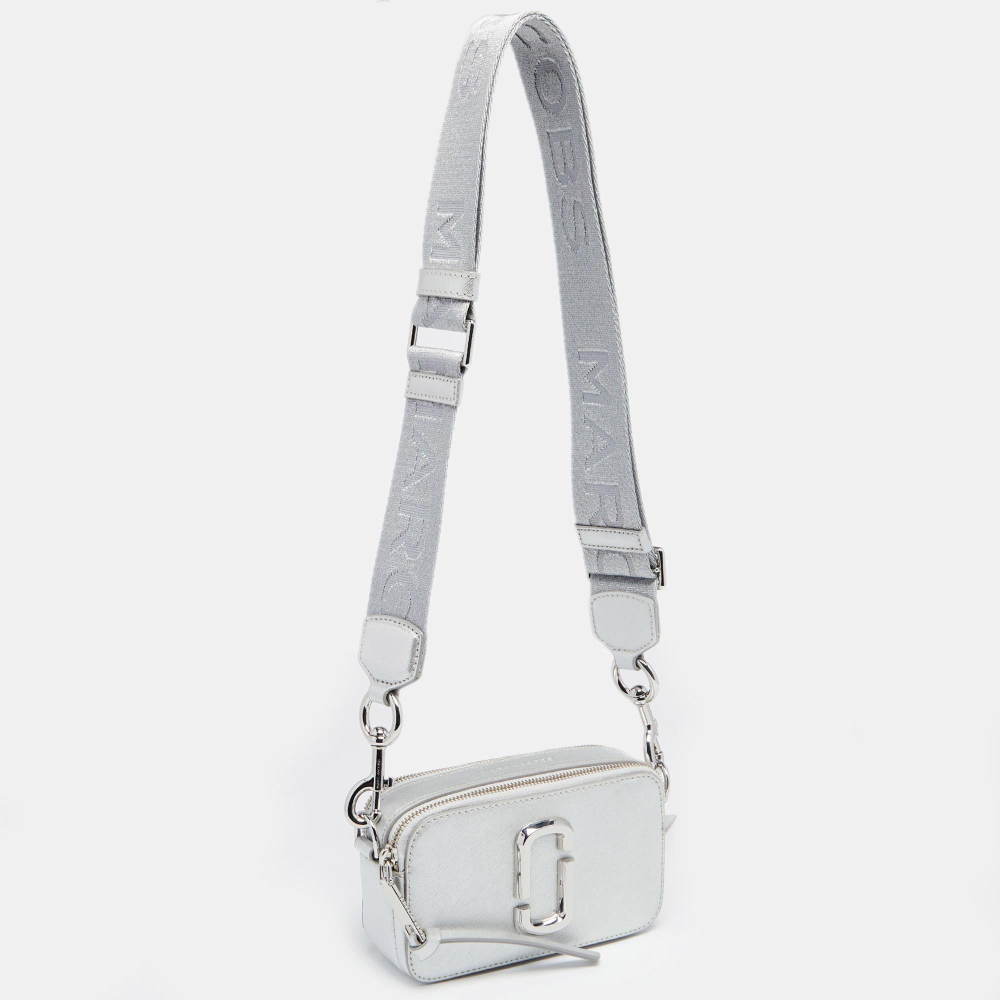 silver snapshot bag