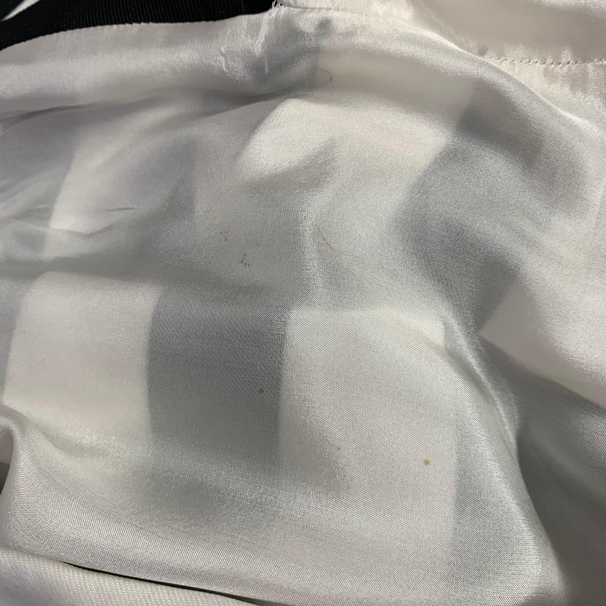 MARC JACOBS Taille 0 Jupe évasée à rayures en polyester noir et blanc Pour femmes en vente