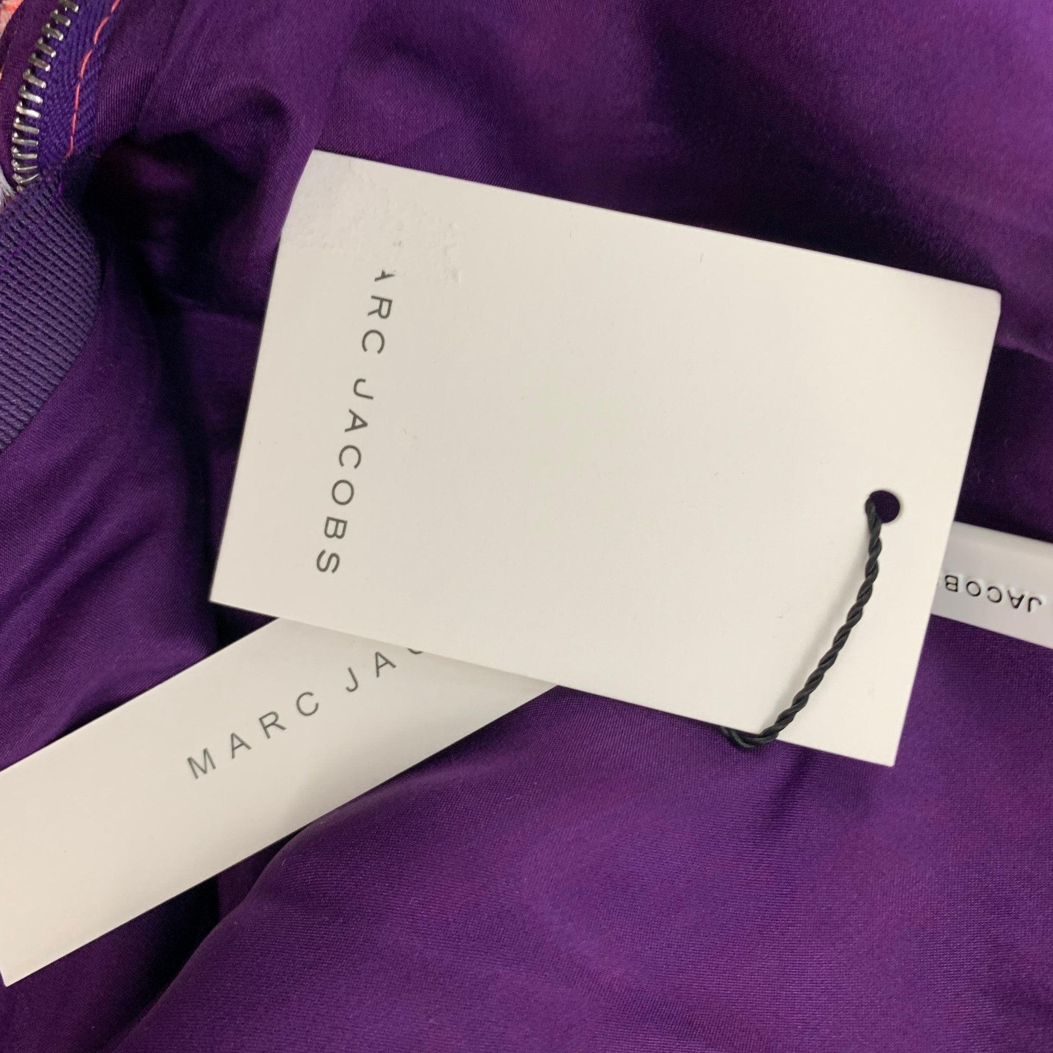 MARC JACOBS Talla 0 Falda A-Line en Mezcla de Modal Naranja Multicolor en venta 2