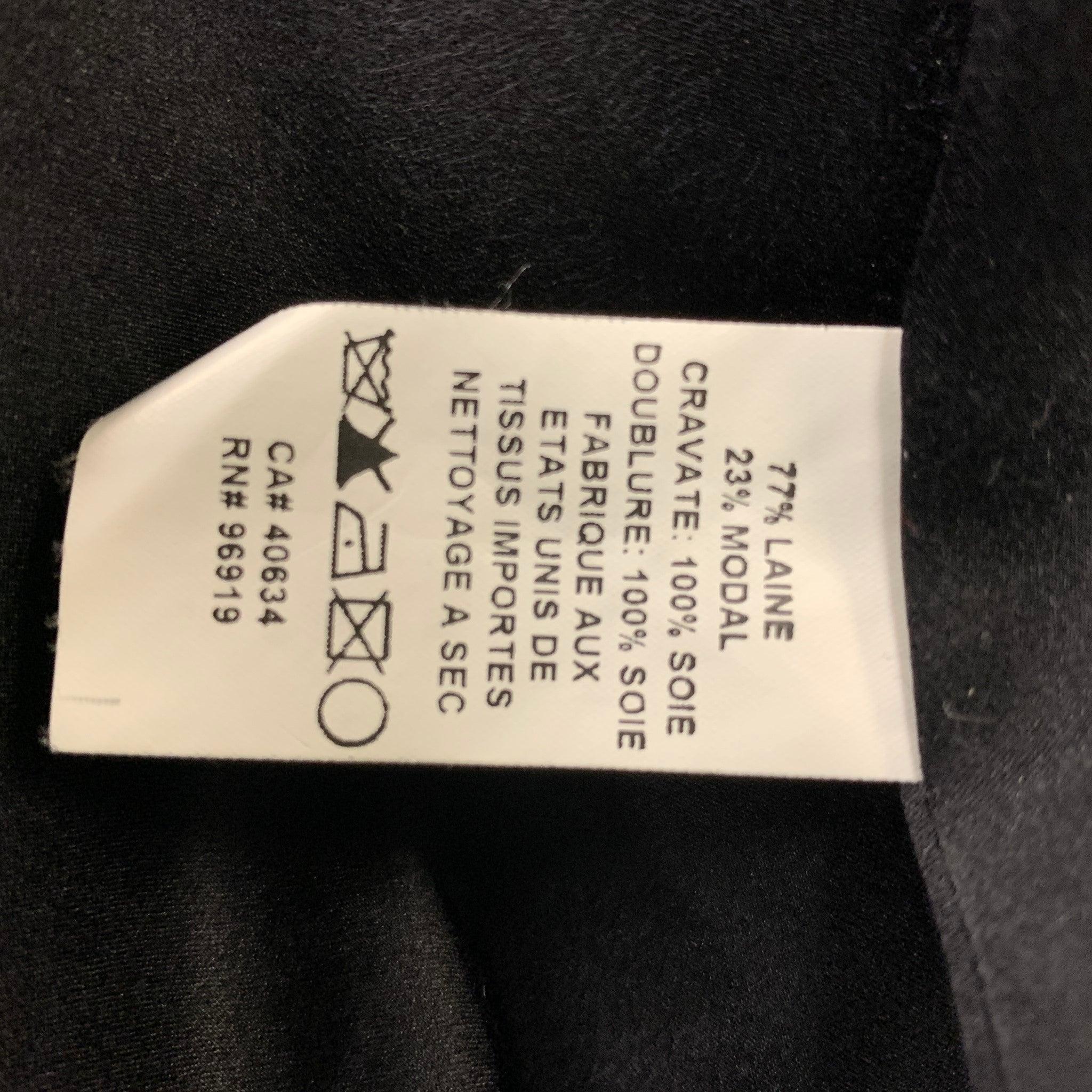 MARC JACOBS Size 2 Black, White and Green Wool & Modal Jacket For Sale 1