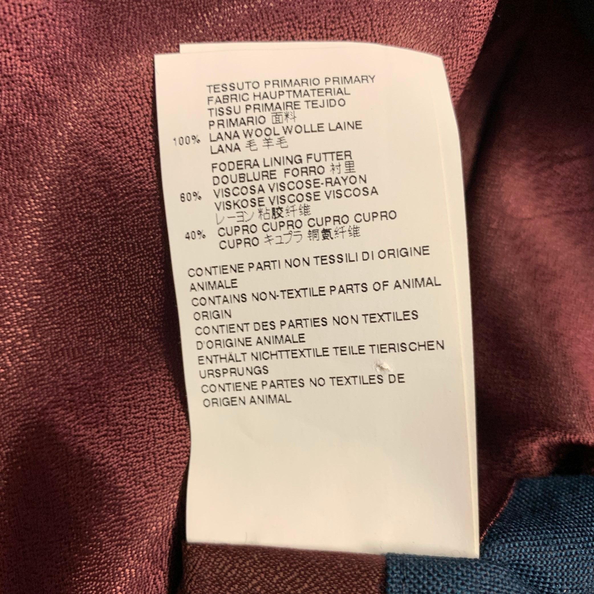 MARC JACOBS Taille 38 Manteau de sport en laine marine à revers échancré en vente 5