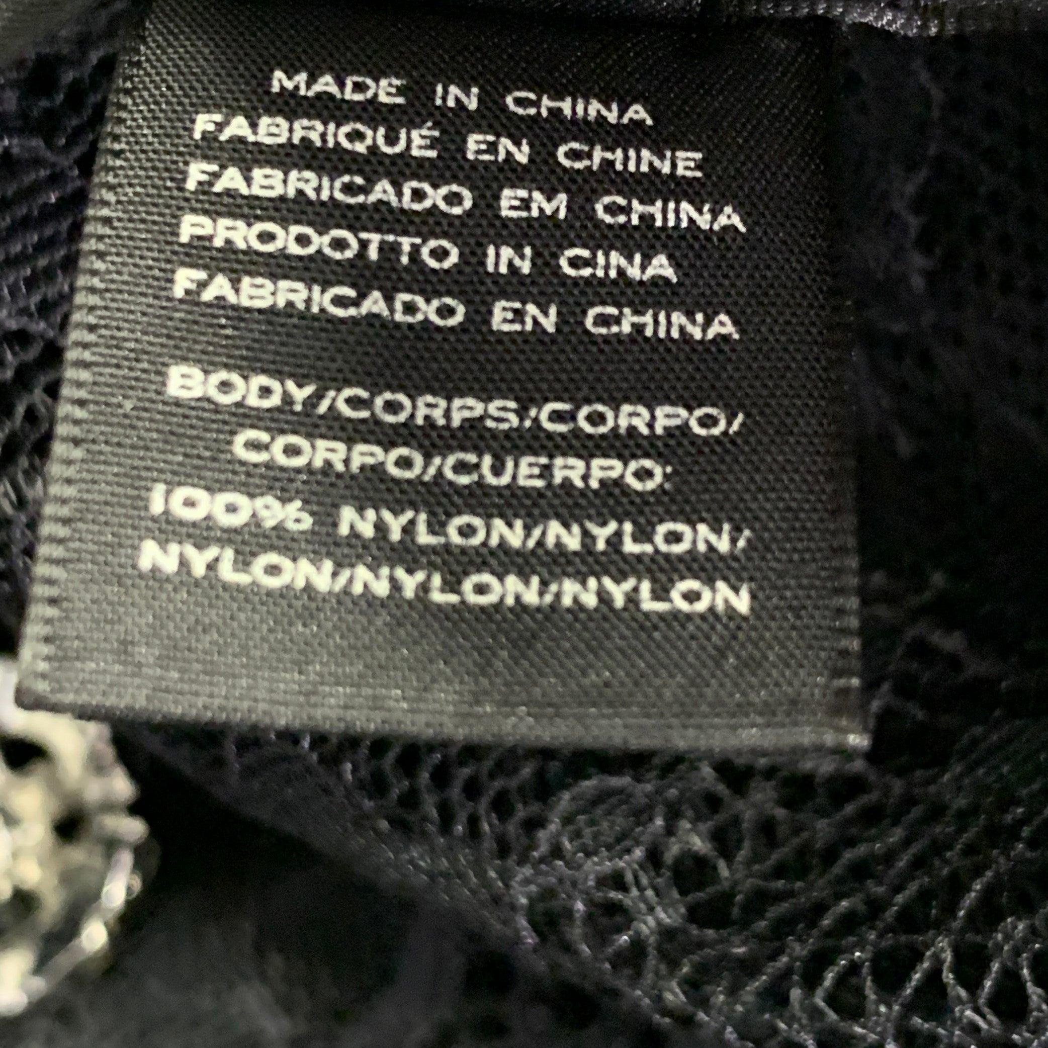 MARC JACOBS Talla 4 Vestido negro de encaje de nailon en forma de A 3