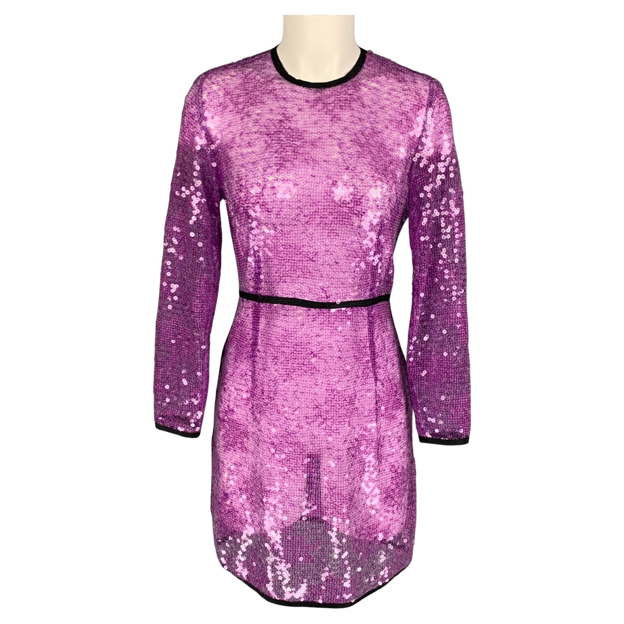 Eye On Design: Pink and Black Sequined Mini Dress By Stephen Sprouse