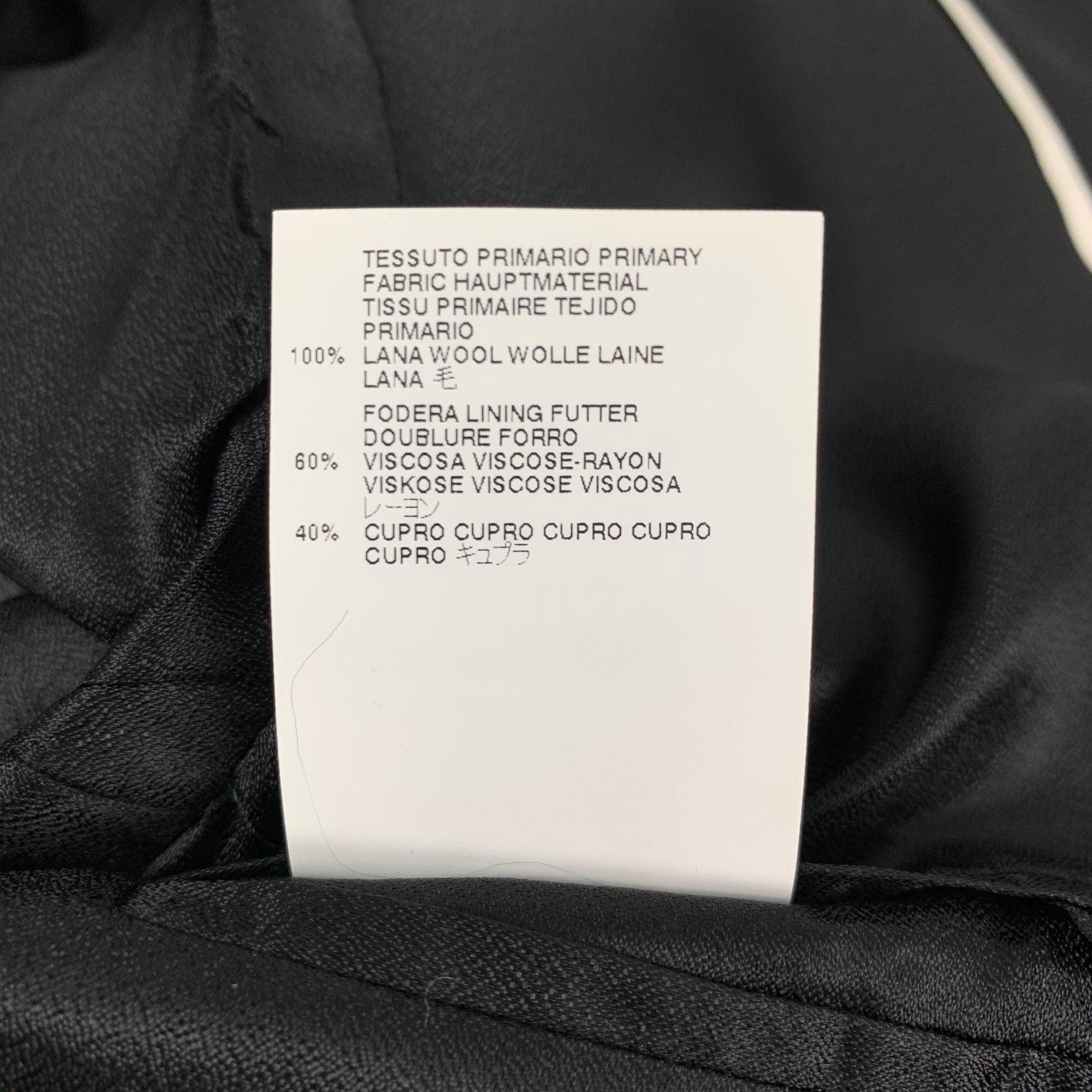 MARC JACOBS Size 44 Black Blue Wool Notch Lapel Sport Coat For Sale 2