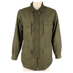 MARC JACOBS Size M Olive Green Polyamide Utility Jacket