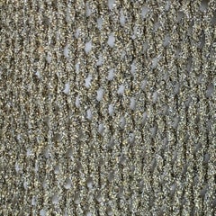 MARC JACOBS Size S Gold Nylon Metallic Knit Buttoned Cardigan