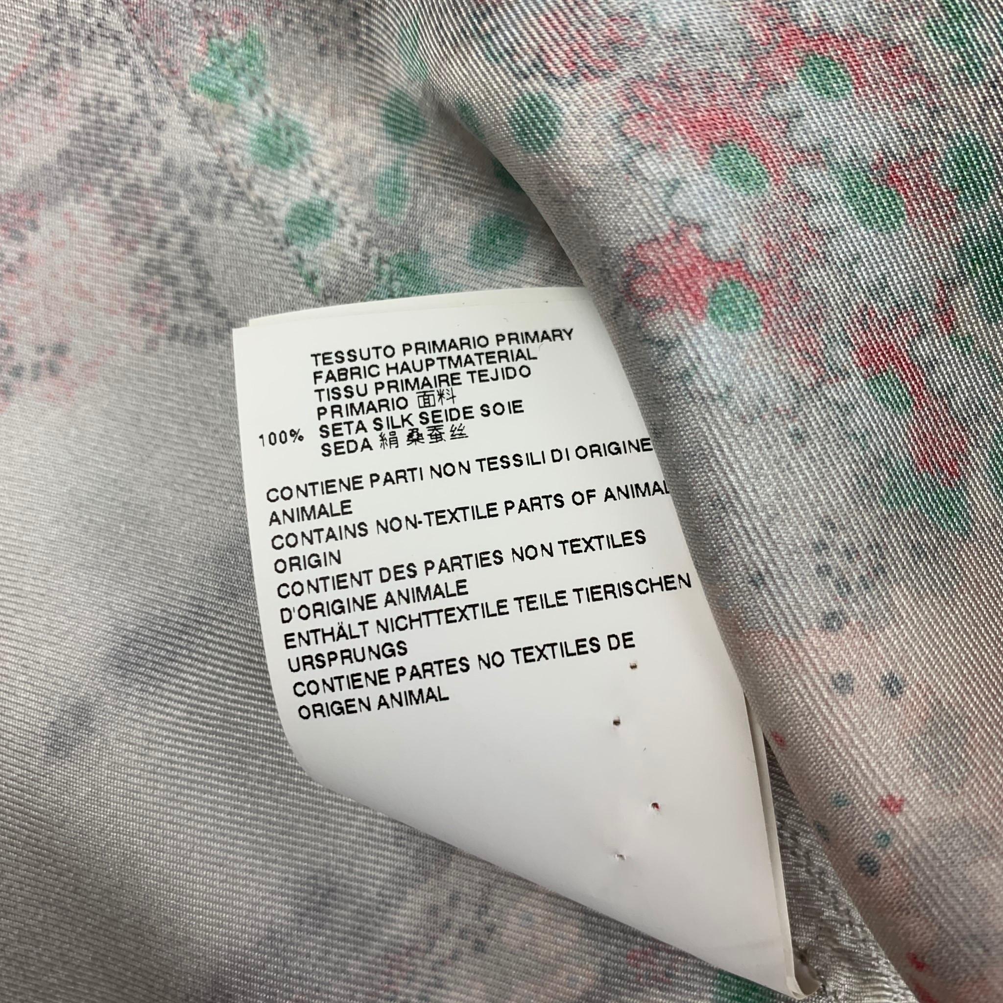 MARC JACOBS Size S Multi-Color Print Silk Camp Short Sleeve Shirt In Good Condition In San Francisco, CA