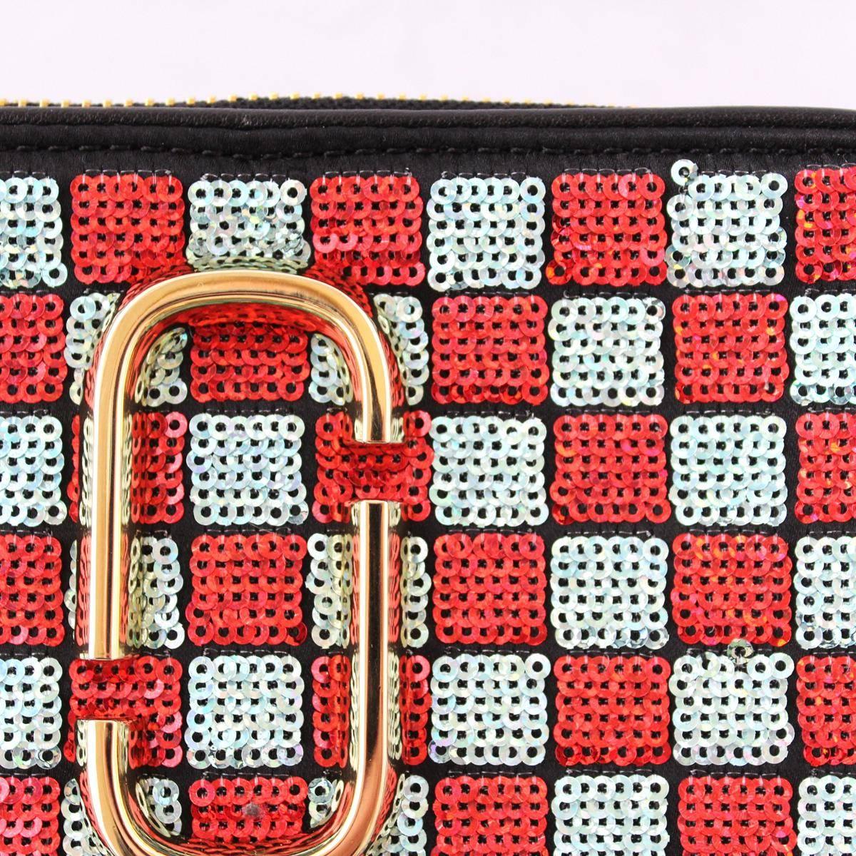 Marc Jacobs Snapshot Sequins Checkered Small Camera Bag 1
