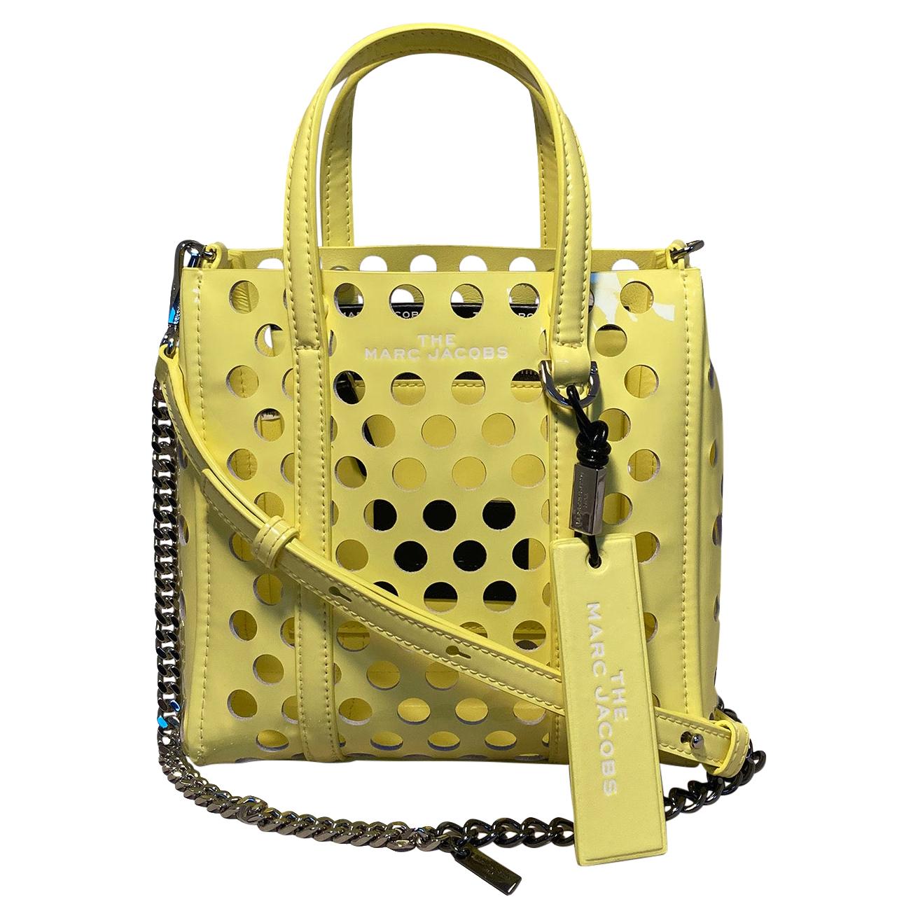 Marc Jacobs The Tag 21 Perforated Leather Tote at 1stDibs