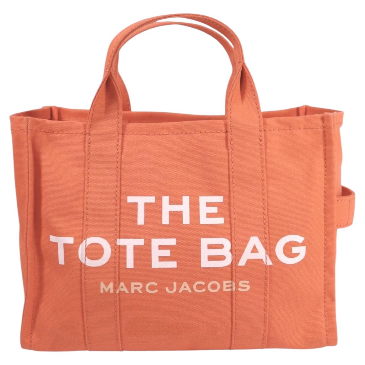 Marc Jacobs "The Tote Bag", piccola borsa di tela in arancio