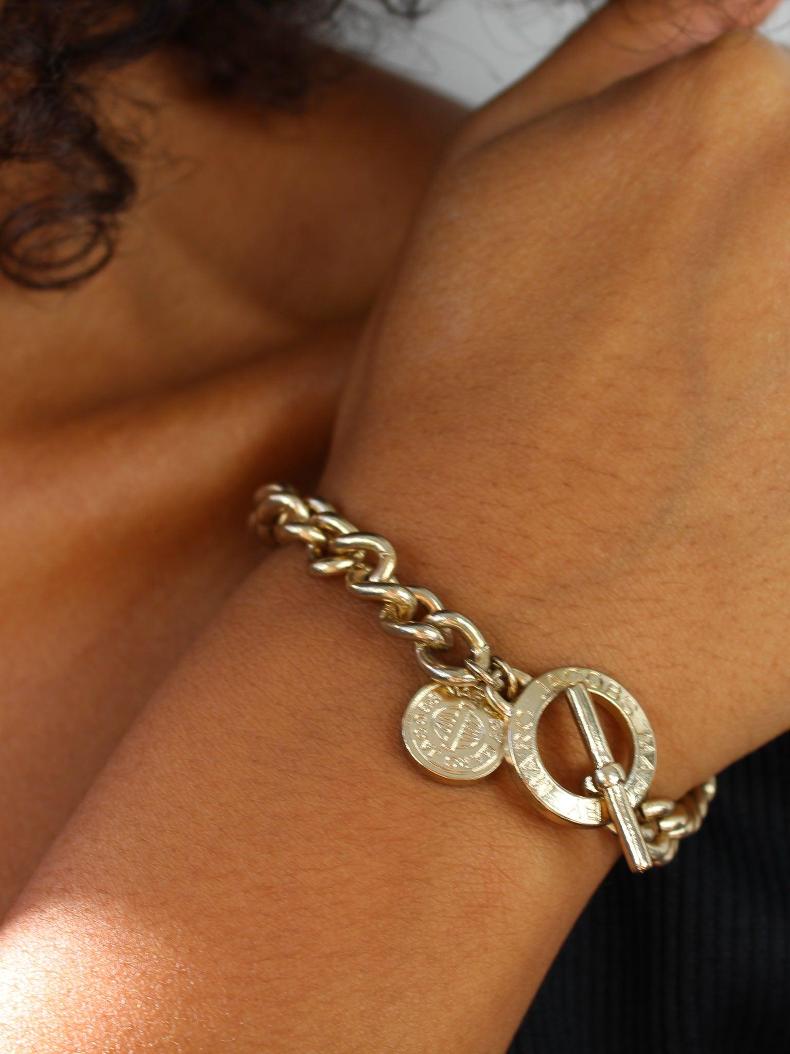 Marc Jacobs Charm Bracelet Gold Womens Fashion Jewelry  Organizers  Bracelets on Carousell