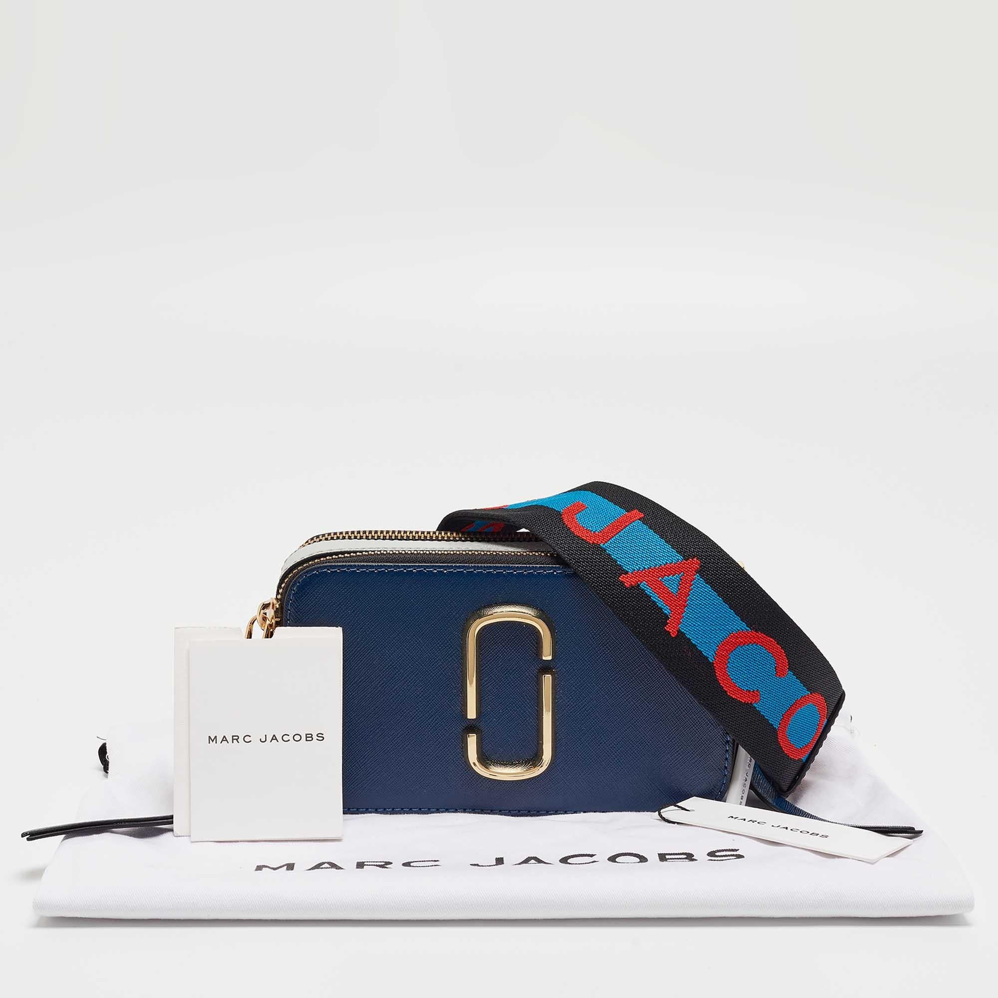 Marc Jacobs Tri Color Leather Snapshot Camera Crossbody Bag 11