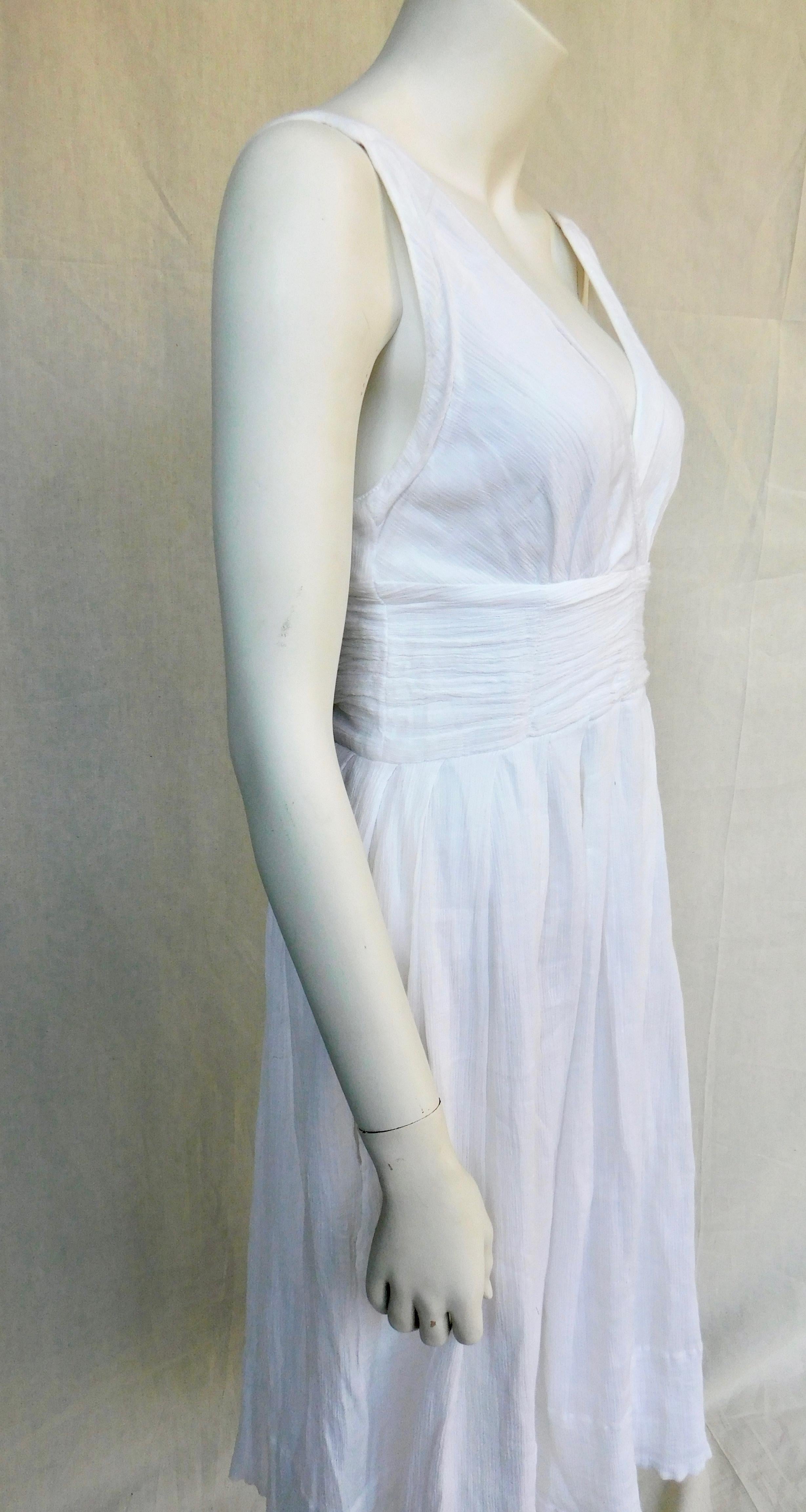 white greek goddess dress