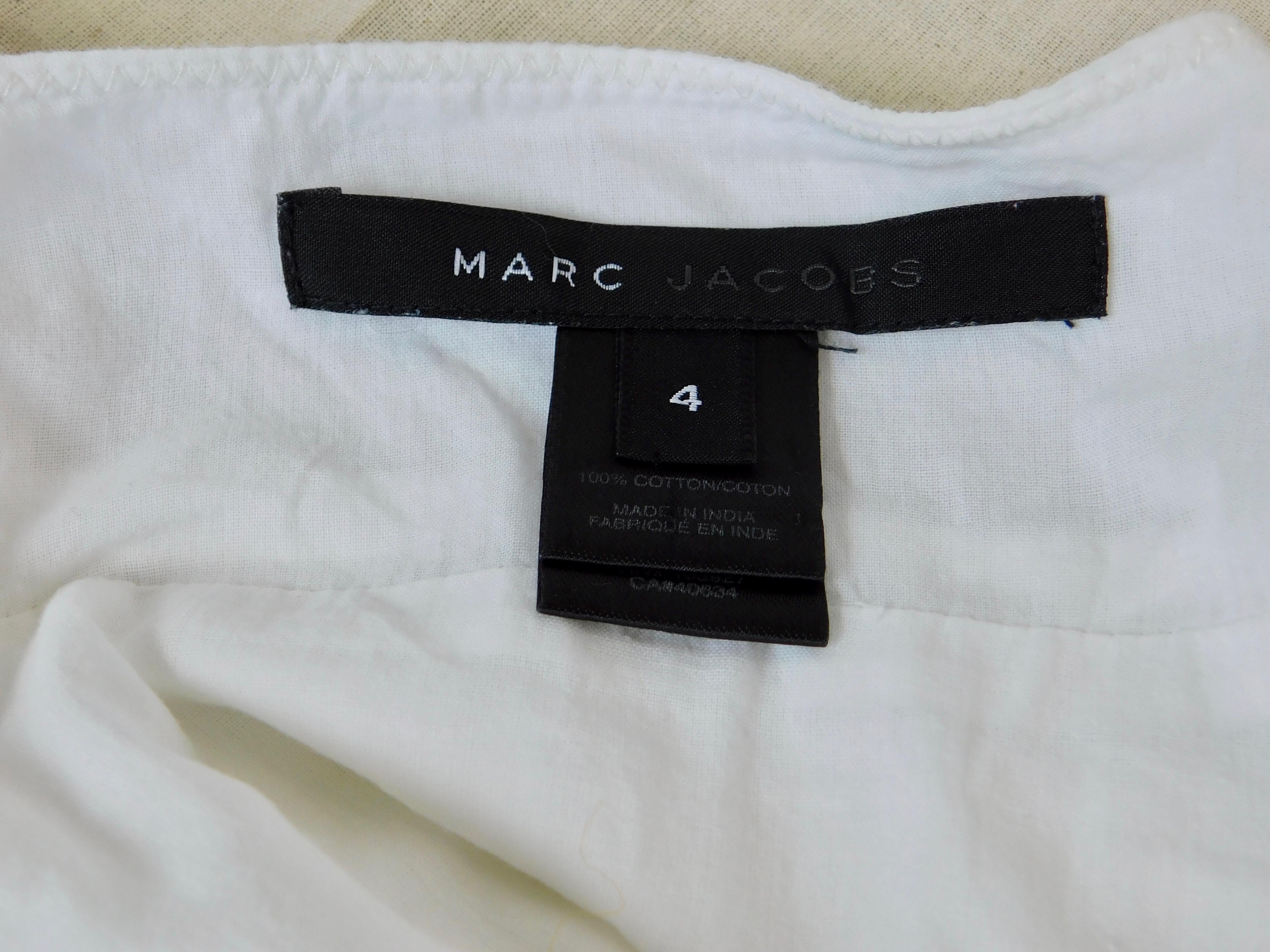 Marc Jacobs White Cotton 