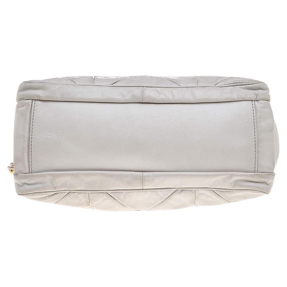 Marc Jacobs White Leather Chain Shoulder Bag 1
