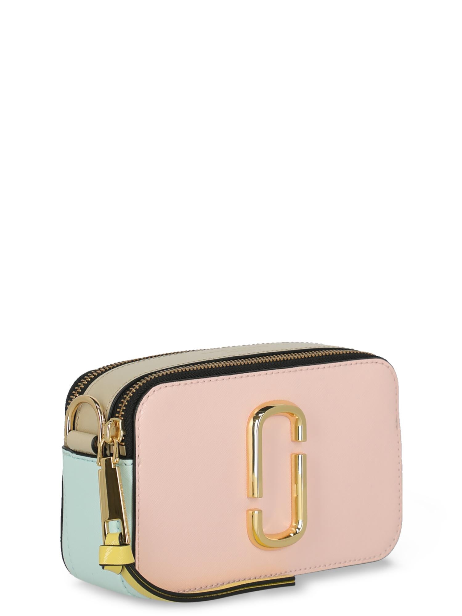 pink and blue marc jacobs bag