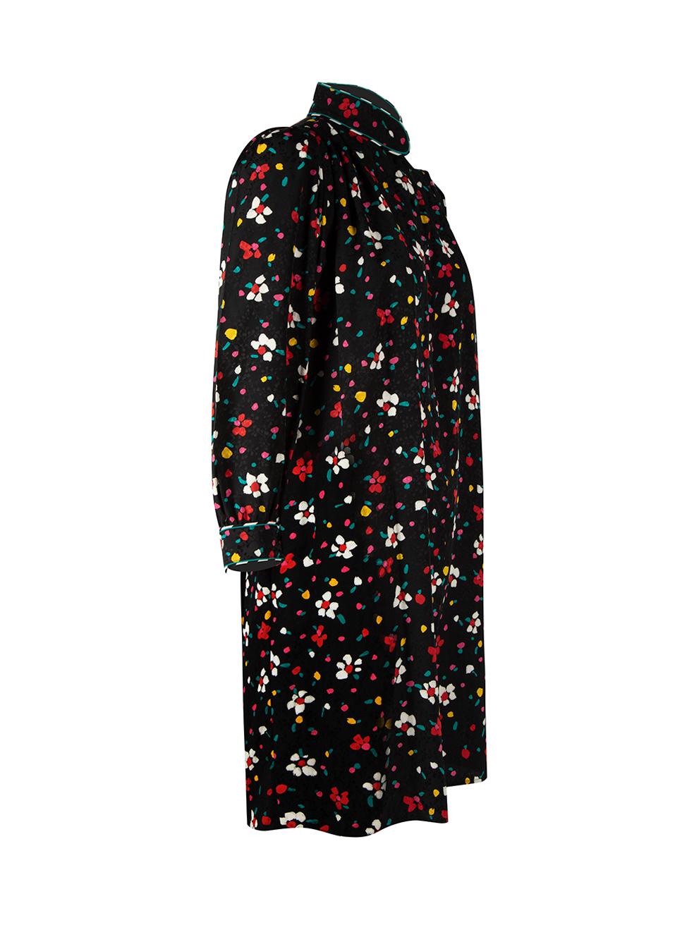 CONDITION is Very good. Hardly any visible wear to dress is evident. This item is missing a belt on this used Marc Jacobs designer resale item. 



Details


Black

Silk

Mini shirt dress

Floral print pattern

Front button up closure

Buttoned