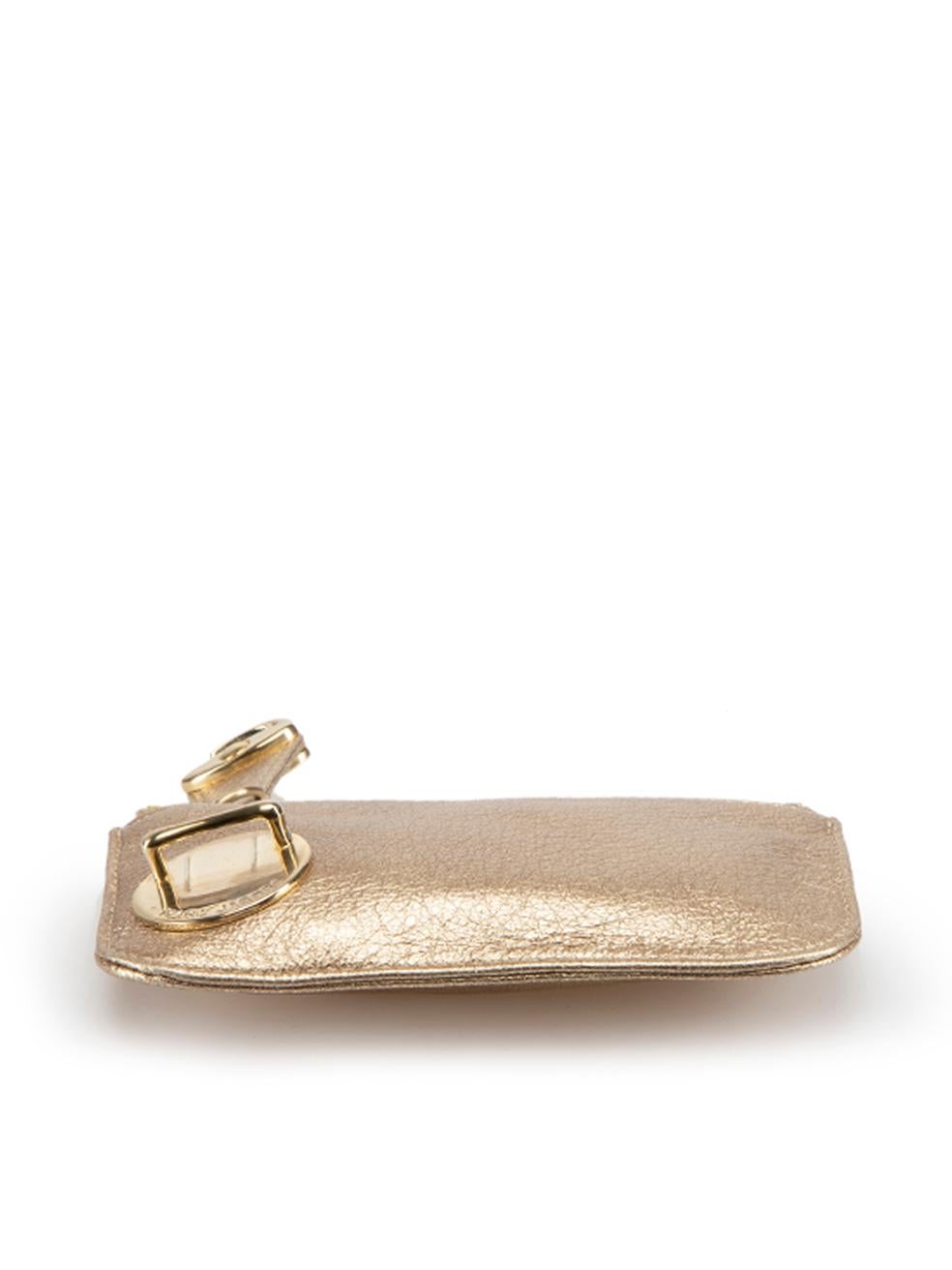 Marc Jacobs Women's Gold Leather Coin Purse 1