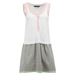 Marc Jacobs - Robe courte rayée Marc by Marc Jacobs à boutons pour femme