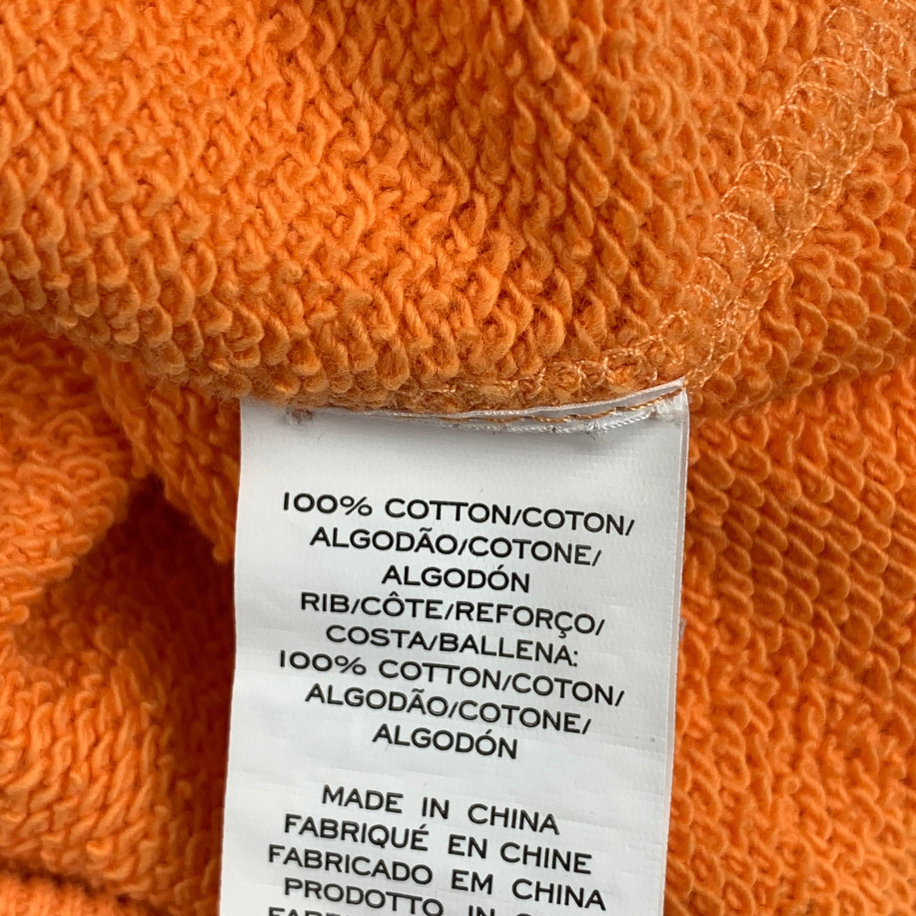 Men's MARC JACOBS x PEANUTS Size XS Orange Black Graphic Cotton Crew-Neck Sweatshirt For Sale