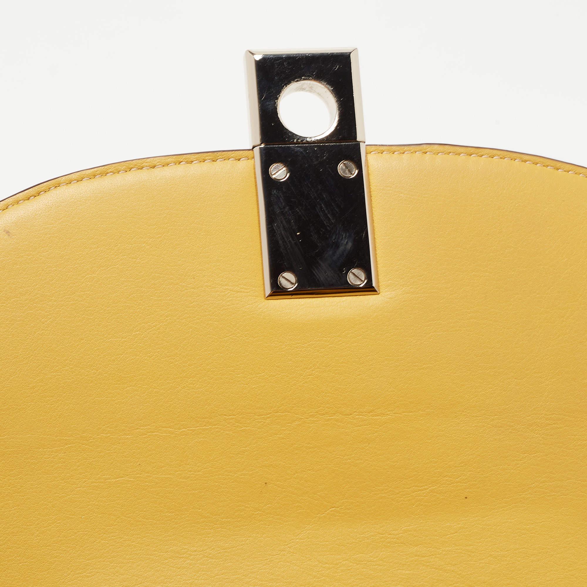 Marc Jacobs Yellow Leather West End The Jane Saddle Shoulder Bag 1