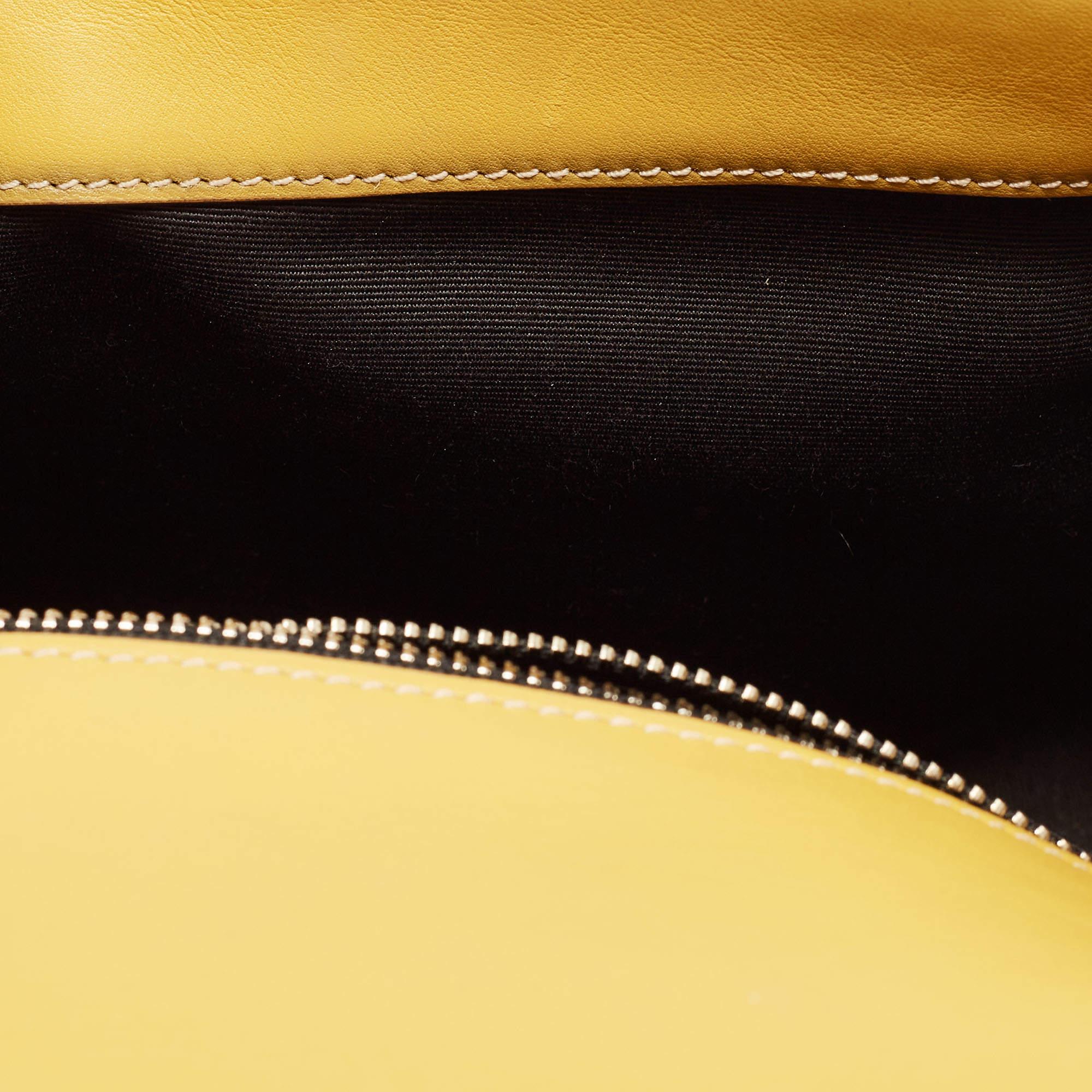 Marc Jacobs Yellow Leather West End The Jane Saddle Shoulder Bag 4