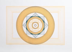 Variations on I, Geometrischer abstrakter Siebdruck von Marc Koller