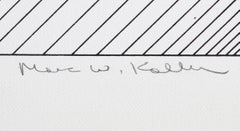 Variations on III, sérigraphie Op Art de Marc Koller