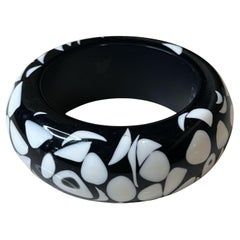Marc Labat Paris Bracciale bianco e nero