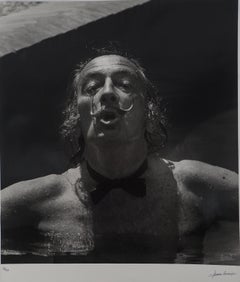 Dalí im POOL - Original Gelatine Dilver Fotografie