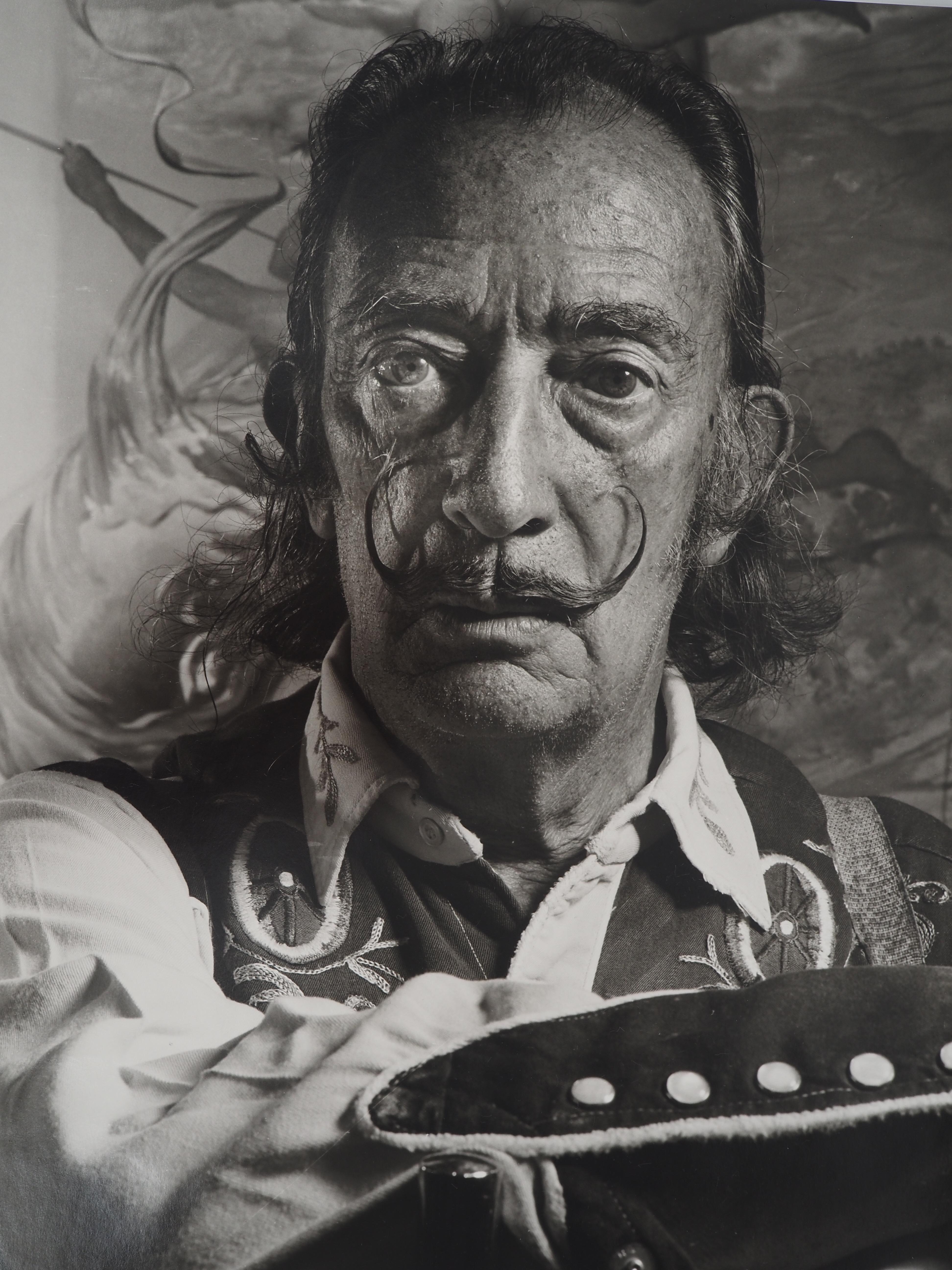 Dali in Toreador Costume - Original Silver Gelatin Photography - SIGNED - Black Portrait Photograph by Marc Lacroix