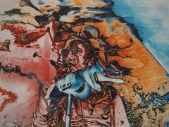 Psychedelic and Surrealist Dali - Original Gelatin Silver Photography, SIGNED