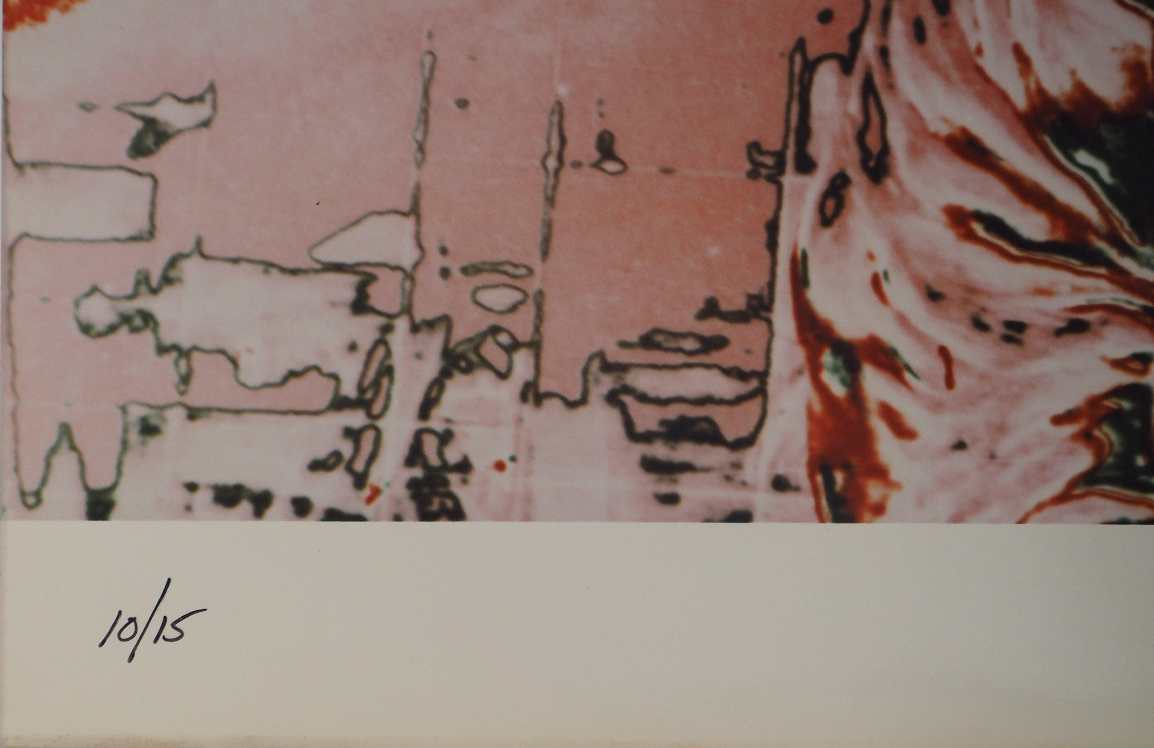 Psychedelic and Surrealist Dali – Original Gelatinesilberfotografie, signiert (Braun), Abstract Photograph, von Marc Lacroix