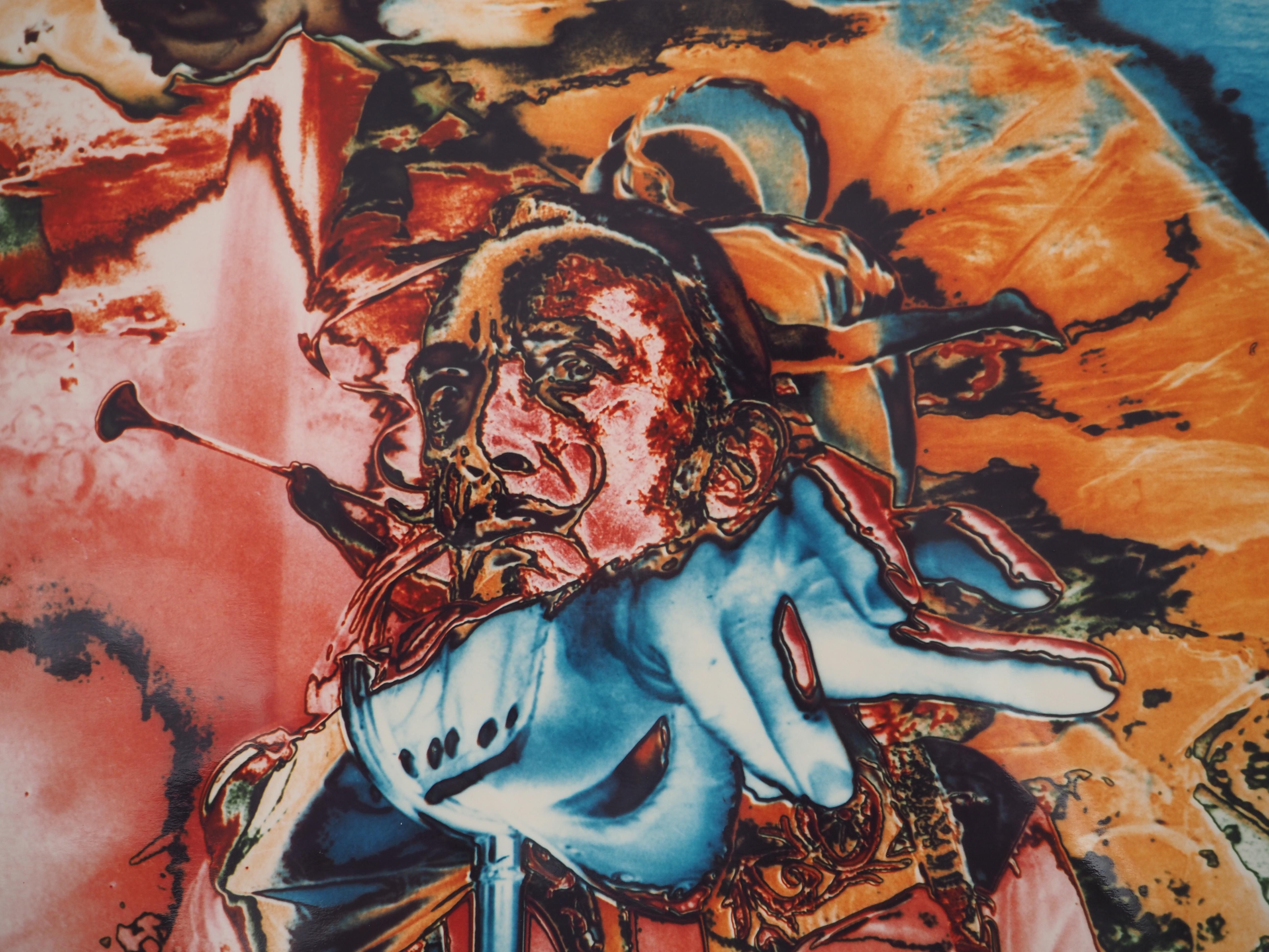 Marc LACROIX (1927-2007)
Psychedelischer Dalí, 1971

Original-Silbergelatine-Fotografie
Unterzeichnet mit Tinte
Nummeriert auf 15 Exemplaren
Auf Silberdruckpapier 50,5 x 61 cm (ca. 19,7 x 24 inch) 

INFORMATION : Marc Lacroix war Fotograf und enger