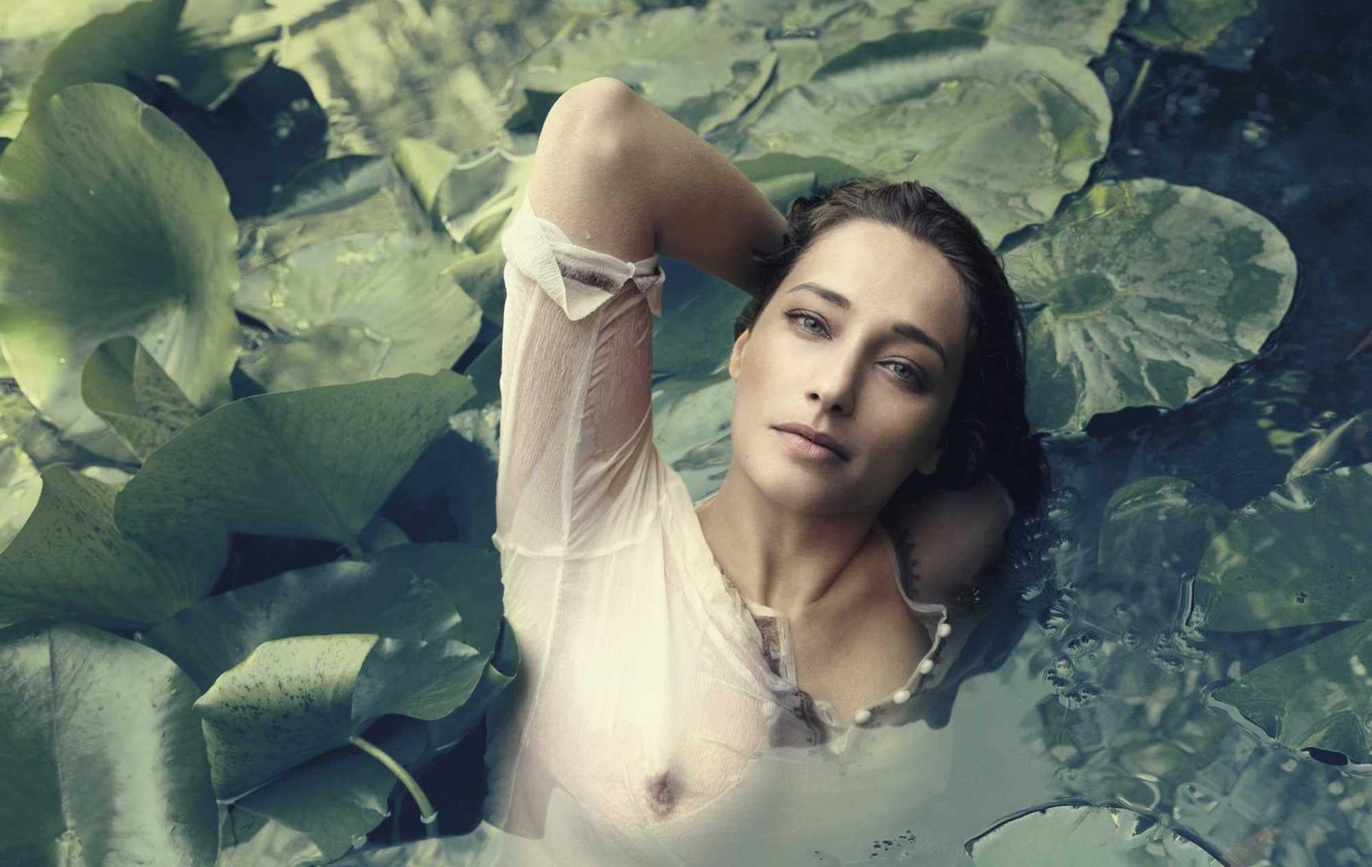 Amongst Lilies - Photograph by Marc Lagrange