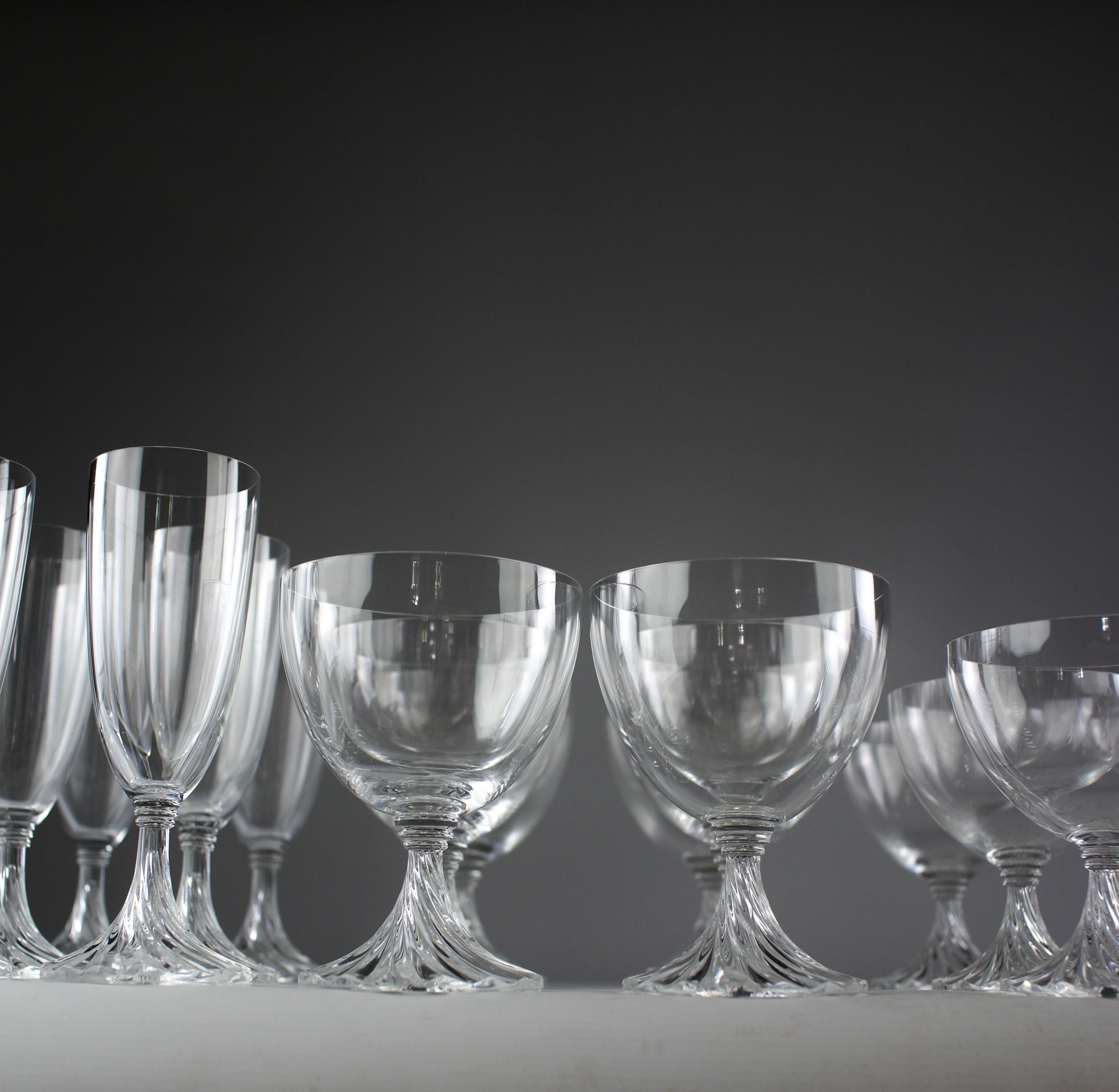 Marc Lalique para Lalique Francia, Servicio de cristalería 