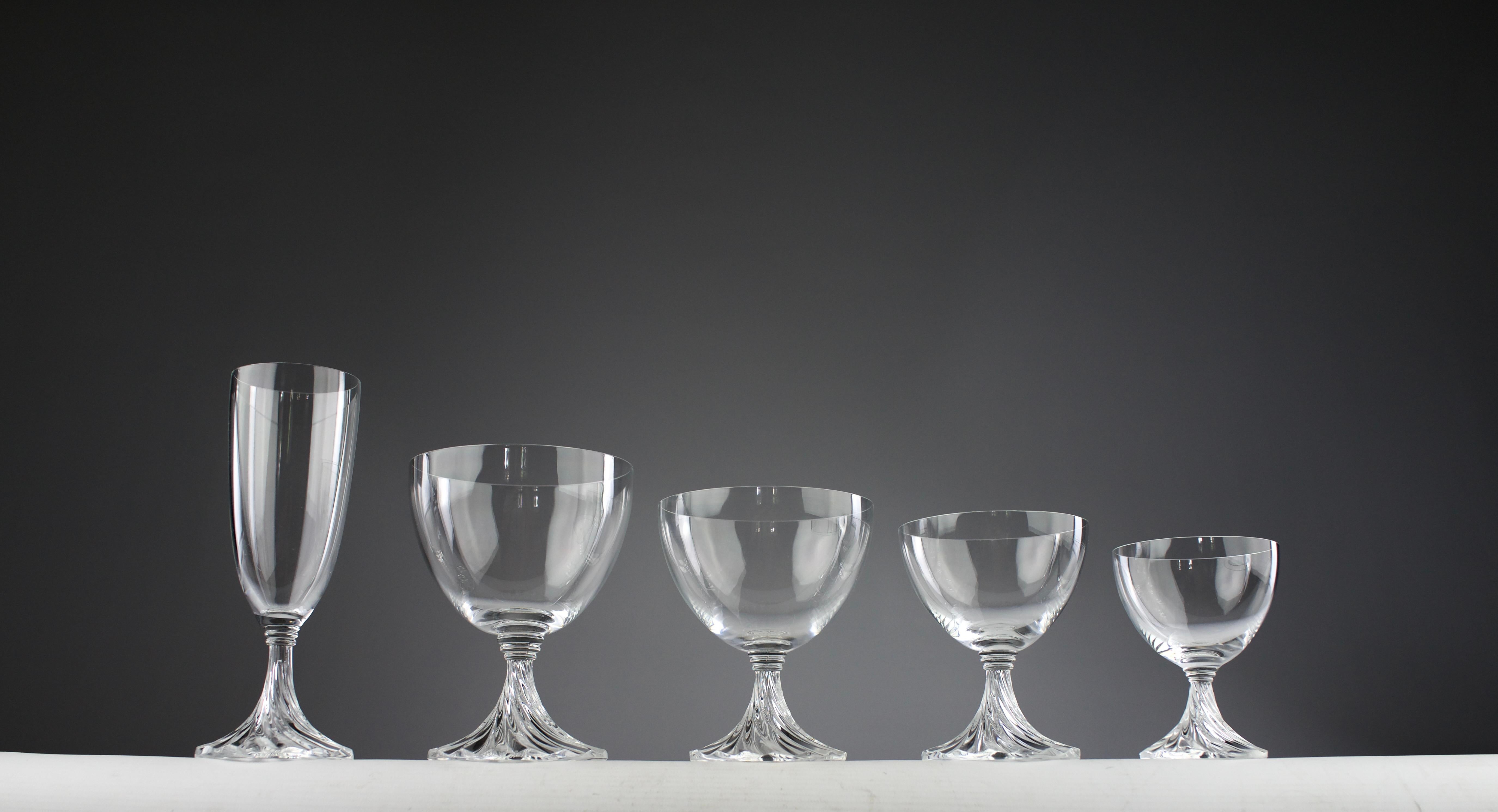 Marc Lalique para Lalique Francia, Servicio de cristalería 