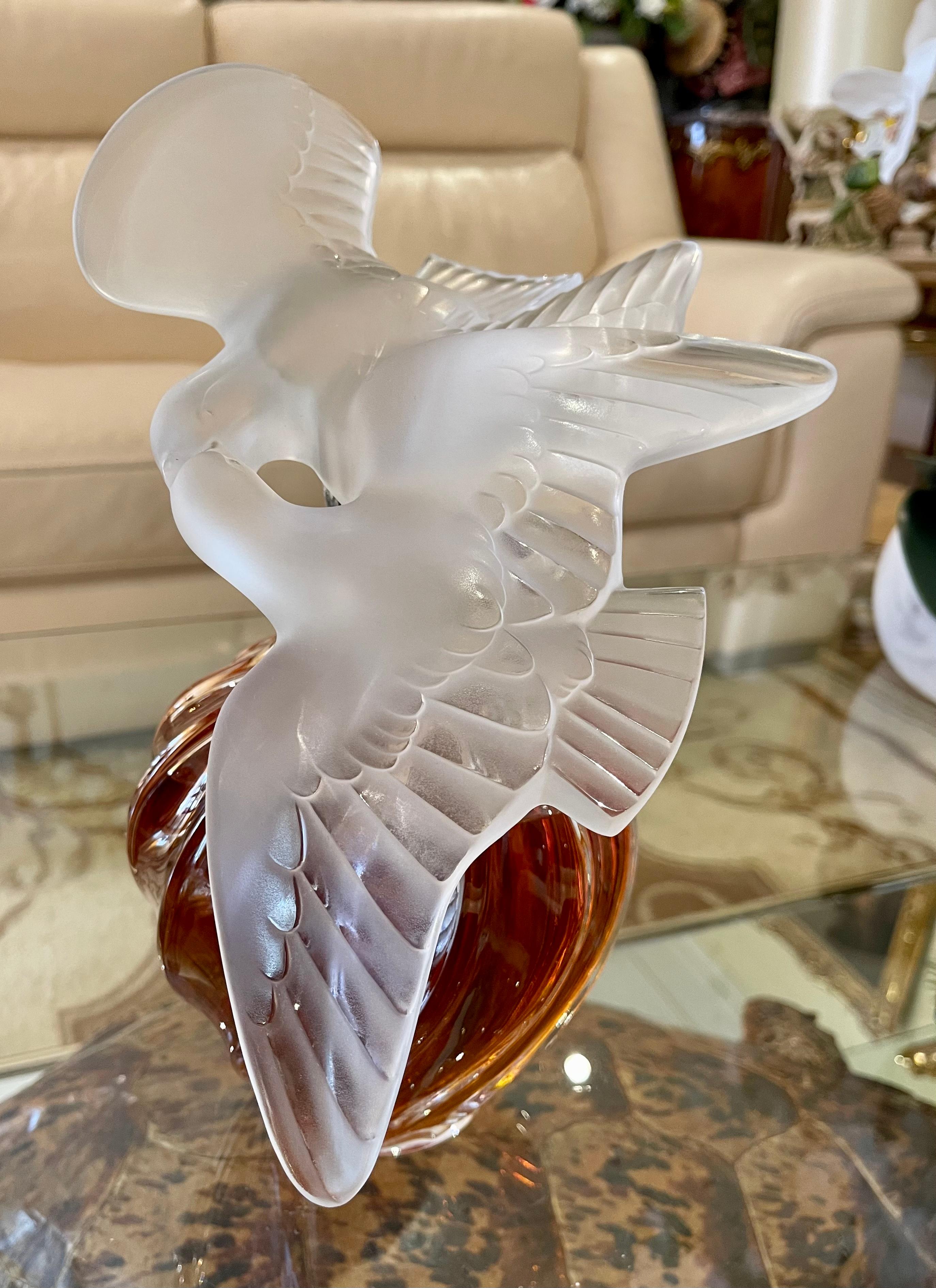 Marc Lalique & Nina Ricci - Air du Temps Bottle un Crystal circa 1948 4