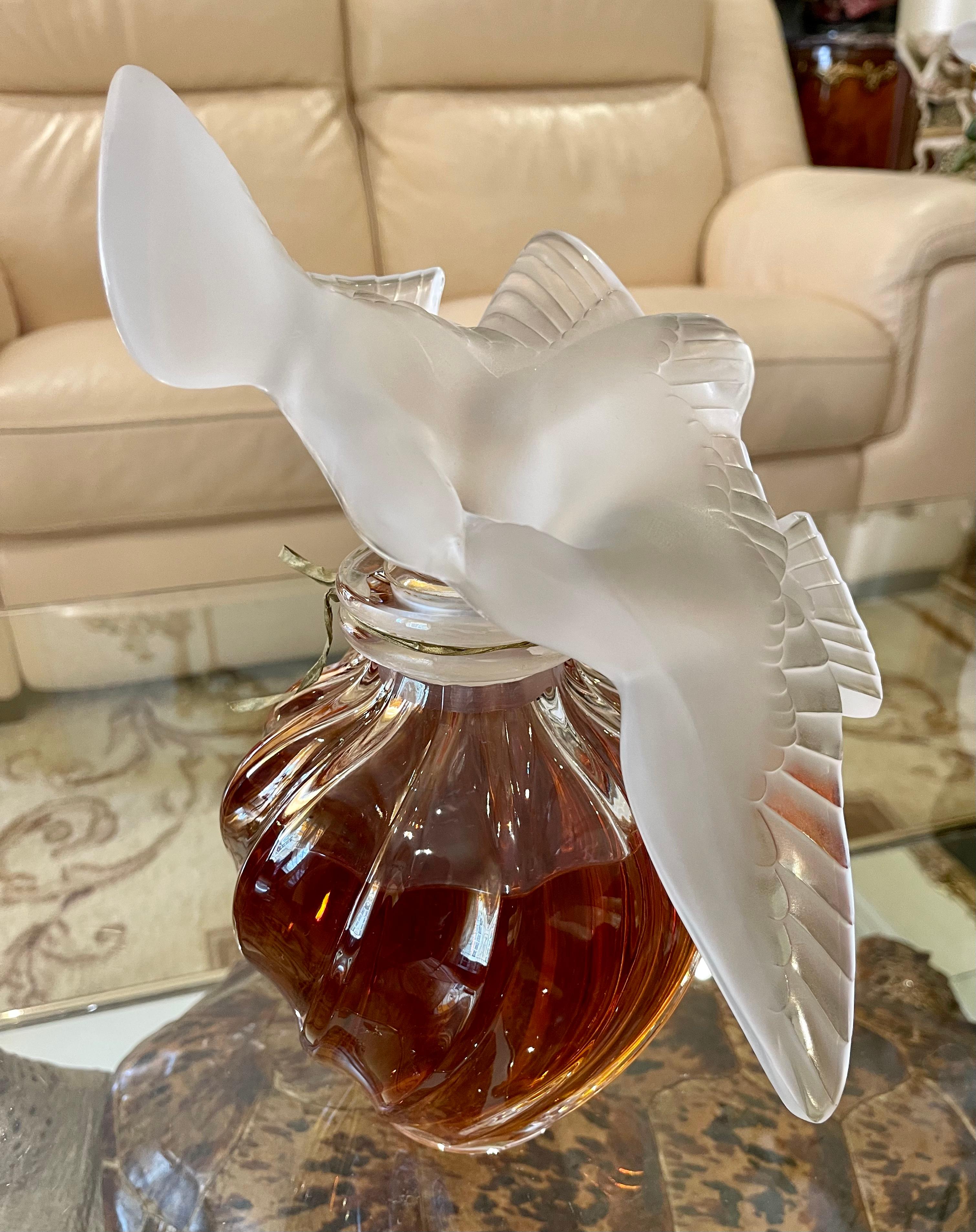 Marc Lalique & Nina Ricci - Air du Temps Bottle un Crystal circa 1948 5