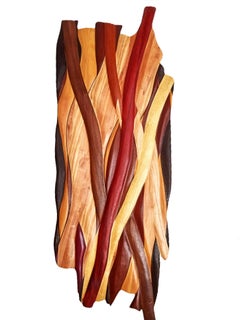 composition 19 - Sculpture abstraite en bois originale