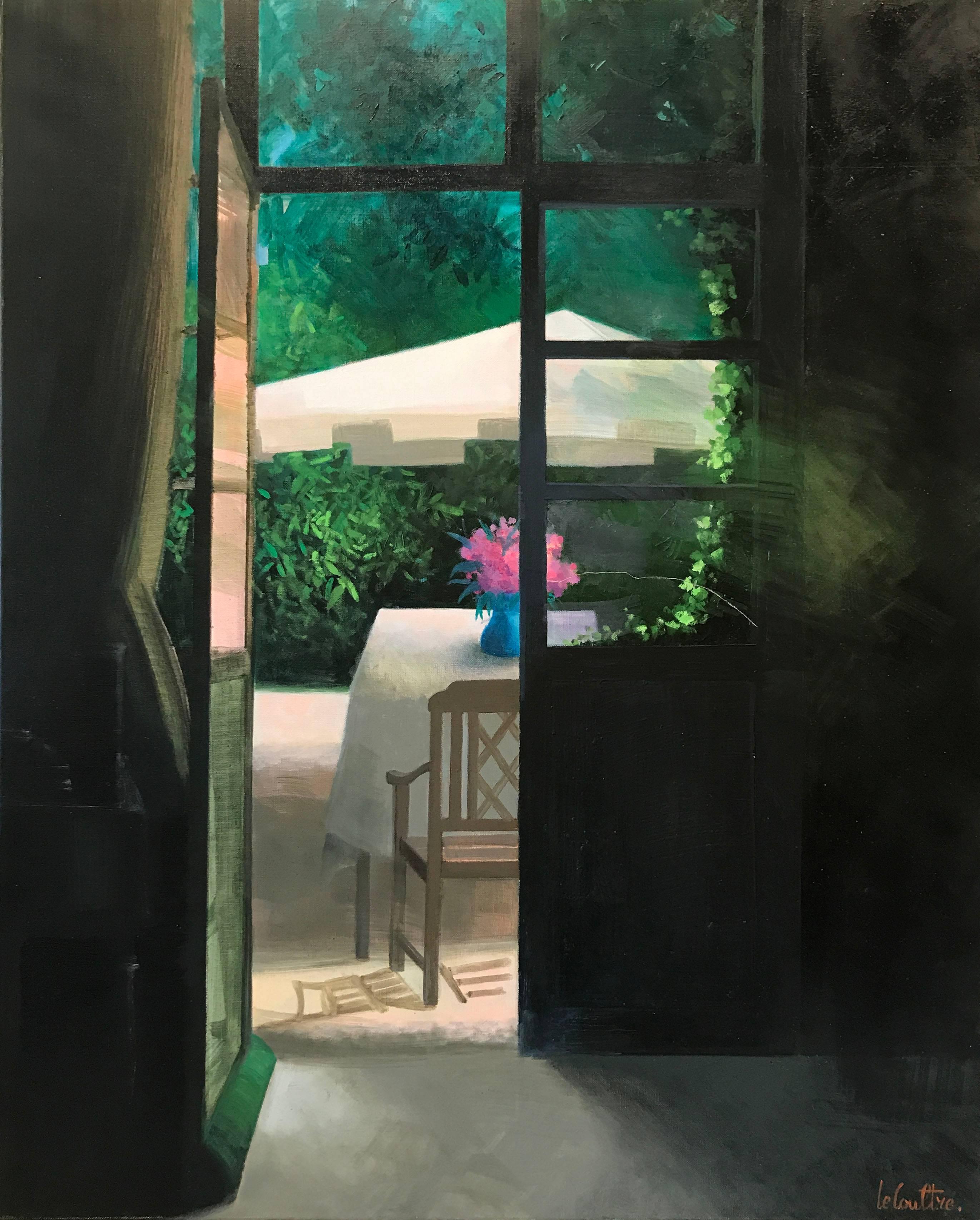 Marc le Coultre Interior Painting - Le Carreau Cassé (The Broken Window)