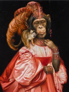 Marc Le Rest, Gypsie 2, Oil on Canvas, Framed, Signed and Dated 2018