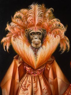 Marc Le Rest (Region of Armorique in France, 1969- ), Gypsie 1, Oil on Canvas